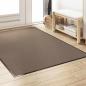 Preview: Fußmatte Beige und Schwarz 120 x 180 cm 100% Polyamid