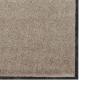 Preview: Fußmatte Beige und Schwarz 120 x 300 cm 100% Polyamid