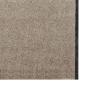 Preview: Fußmatte Beige und Schwarz 120 x 400 cm 100% Polyamid