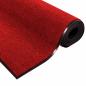 Preview: Fußmatte Rot und Schwarz 60 x 180 cm 100% Polyamid