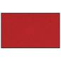 Preview: Fußmatte Rot und Schwarz 90 x 150 cm 100% Polyamid