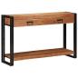 Preview: Konsolentisch Braun 120 x 33 x 75 cm Massivholz Akazie