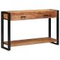 Preview: Konsolentisch Braun 120 x 33 x 75 cm Massivholz Akazie