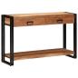 Preview: Konsolentisch Braun 120 x 33 x 75 cm Massivholz Akazie