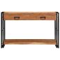 Preview: Konsolentisch Braun 120 x 33 x 75 cm Massivholz Akazie