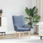 Preview: ARDEBO.de - Sessel Blau 63 x 67 x 94 cm Stoff