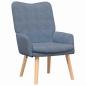 Preview: Sessel Blau 63 x 67 x 94 cm Stoff
