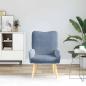 Preview: Sessel Blau 63 x 67 x 94 cm Stoff