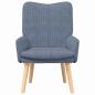 Preview: Sessel Blau 63 x 67 x 94 cm Stoff