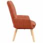 Preview: Sessel Rot-Orange 63 x 67 x 94 cm Stoff