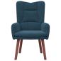 Preview: Sessel Blau 63 x 67 x 94 cm Samt