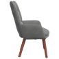 Preview: Sessel Dunkelgrau 63 x 67 x 94 cm Samt