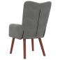 Preview: Sessel Dunkelgrau 63 x 67 x 94 cm Samt