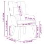 Preview: Sessel Dunkelgrau 63 x 67 x 94 cm Samt