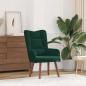 Preview: ARDEBO.de - Sessel Dunkelgrün 63 x 67 x 94 cm Samt