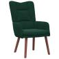 Preview: Sessel Dunkelgrün 63 x 67 x 94 cm Samt