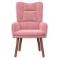 Preview: Sessel Rosa 63 x 67 x 94 cm Samt
