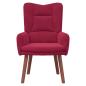 Preview: Sessel Weinrot 63 x 67 x 94 cm Samt