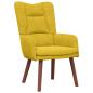 Preview: Sessel Gelb 63 x 67 x 94 cm Samt