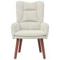 Preview: Sessel Creme 63 x 67 x 94 cm Samt