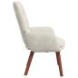 Preview: Sessel Creme 63 x 67 x 94 cm Samt