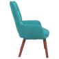 Preview: Sessel Türkis 63 x 67 x 94 cm Samt