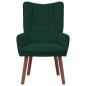 Preview: Sessel Dunkelgrün 63 x 67 x 94 cm Samt