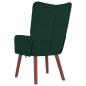 Preview: Sessel Dunkelgrün 63 x 67 x 94 cm Samt