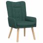 Preview: Sessel Dunkelgrün 63 x 67 x 94 cm Stoff und Sperrholz