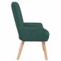 Preview: Sessel Dunkelgrün 63 x 67 x 94 cm Stoff und Sperrholz