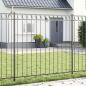 Preview: ARDEBO.de - Zaunelement ASSEN 170 x 200 cm Stahl Grau
