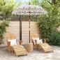 Preview: Balinesischer Sonnenschirm Creme 185 x 185 x 260 cm