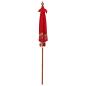 Preview: Balinesischer Sonnenschirm Rot 185 x 185 x 260 cm