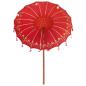 Preview: Balinesischer Sonnenschirm Rot 185 x 185 x 260 cm