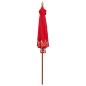Preview: Balinesischer Sonnenschirm Rot 215 x 215 x 260 cm