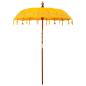 Preview: Balinesischer Sonnenschirm Gelb 185 x 185 x 260 cm