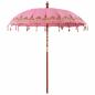 Preview: Balinesischer Sonnenschirm Rosa 215 x 215 x 260 cm