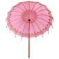 Preview: Balinesischer Sonnenschirm Rosa 215 x 215 x 260 cm