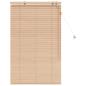 Preview: Venezianische Jalousie Eichenoptik 75 x 130 cm 35 mm