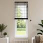 Preview: ARDEBO.de - Venezianische Jalousie Schwarz 55 x 130 cm 35 mm