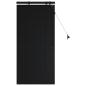 Preview: Venezianische Jalousie Schwarz 55 x 130 cm 35 mm