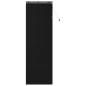 Preview: Venezianische Jalousie Schwarz 70 x 250 cm 35 mm