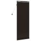 Preview: Venezianische Jalousie Dunkelbraun 65 x 160 cm 35 mm