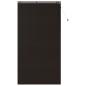 Preview: Venezianische Jalousie Dunkelbraun 125 x 250 cm 35 mm