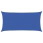 Preview: ARDEBO.de - Sonnensegel 2 x 6 m HDPE Rechteckig Blau