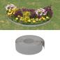 Preview: ARDEBO.de - Gartenumrandung 25 m 15 cm PE Grau