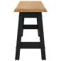 Preview: Esstischbank EKAI Schwarz 91,5 x 29 x 45,5 cm