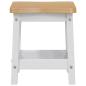 Preview: Barhocker EKAI 2 Stk. Weiß 40 x 29 x 45,5 cm