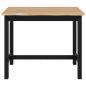 Preview: Hohe Bar-Tisch EKAI Schwarz 112 x 70 x 91 cm