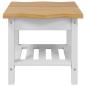 Preview: Beistelltisch EKAI Wei? 50 x 50 x 45,5 cm Massives Kiefernholz